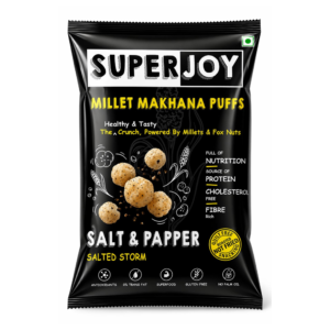 SuperJoy Millet Makhana Puffs Salt & Pepper
